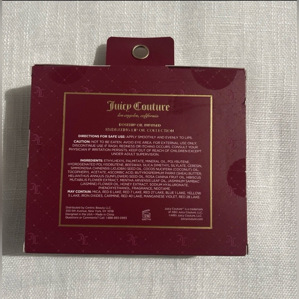 Juicy Couture NWT 5 Pack Lip Oil Gloss Set Scented With Rosehip Oil Makeup - Picture 2 of 4